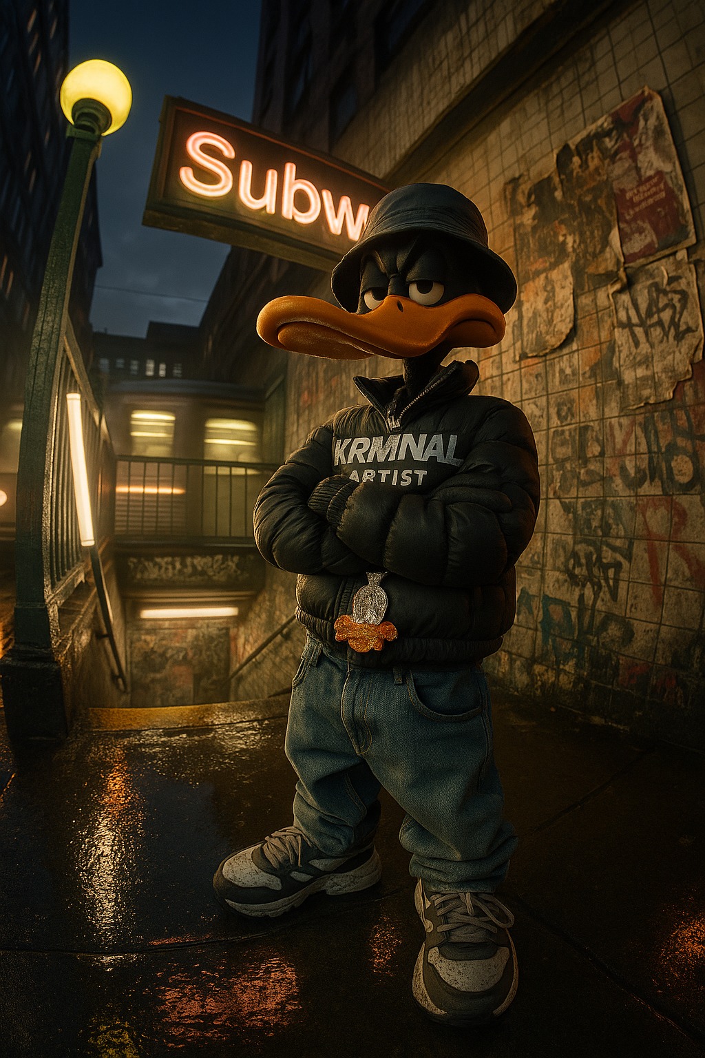 cartoon versions of Daffy Duck