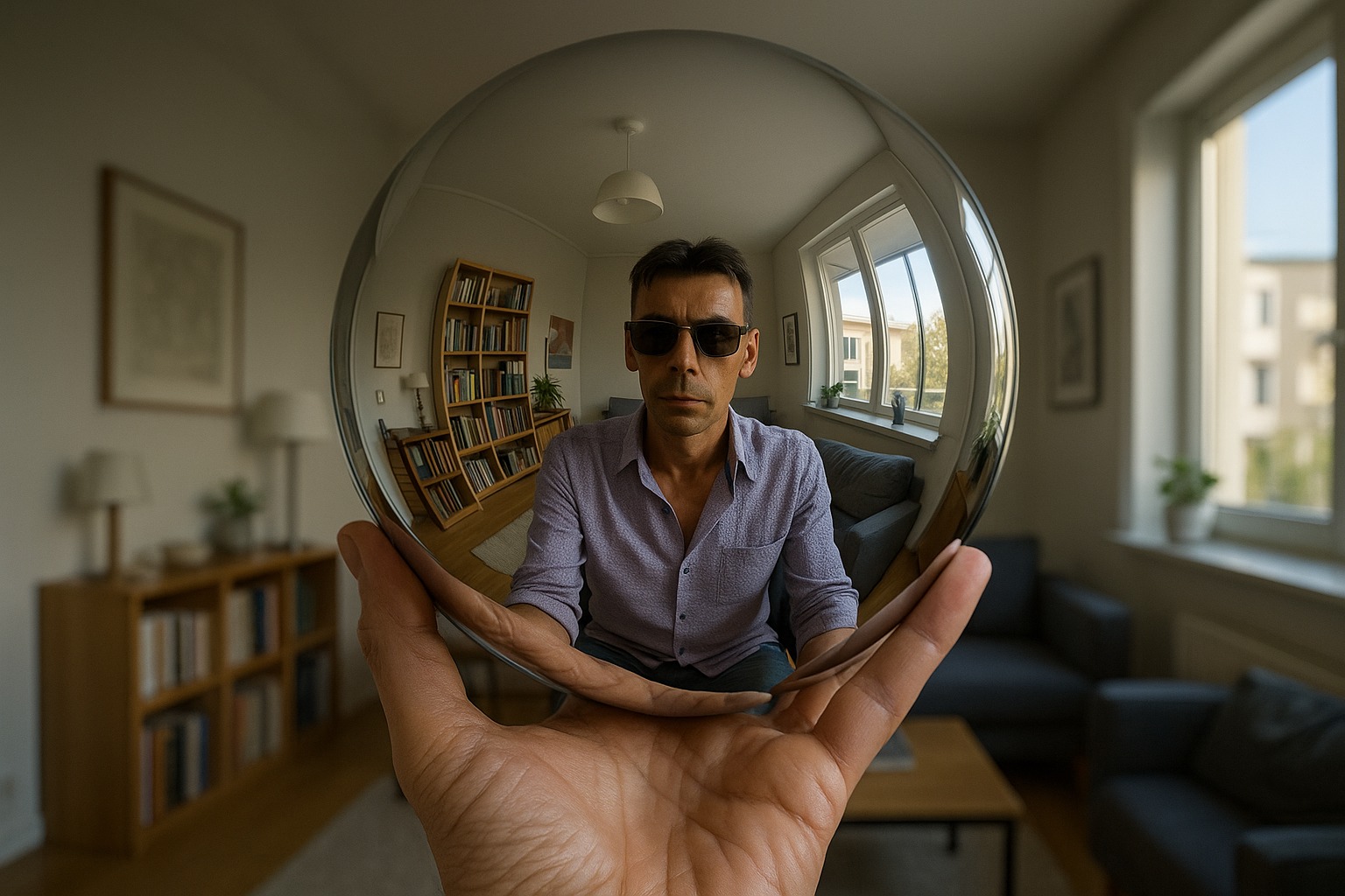 Hand with Reflecting Sphere